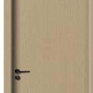 Puerta WPC CS-015, Beige · Texturizado tipo madera con motivo cuadriculado