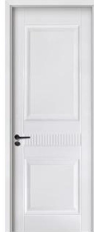 Puerta WPC M-102, Blanco · Paneles con ranuras