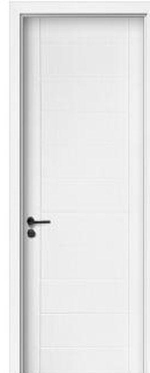 Puerta WPC M-118, Blanco · Liso texturizado